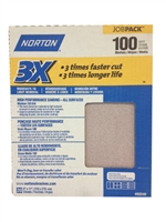 Norton Sandpaper 100 Grit 9"X11" [20 SHEETS]  02640