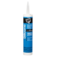 DAP 08641 Window & Door 100% Silicone Rubber Sealant- (CLEAR) 10.1 OZ