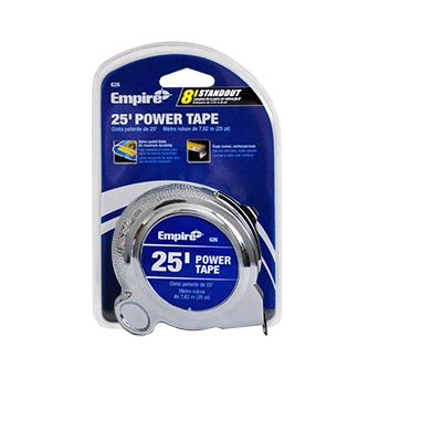 Empire Chrome Tape Measure 25' FT