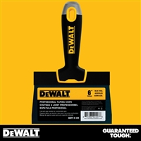 DEWALT 6" Blue Steel Taping Knife - Soft Grip Handle - Chrome End  2-122