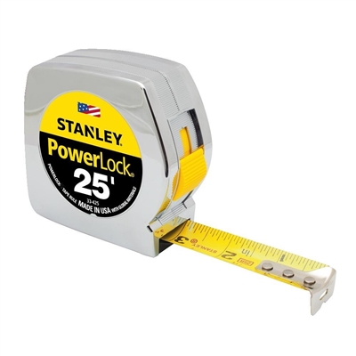 STANLEY 25' x 1" PowerLock Tape Measure/Rule