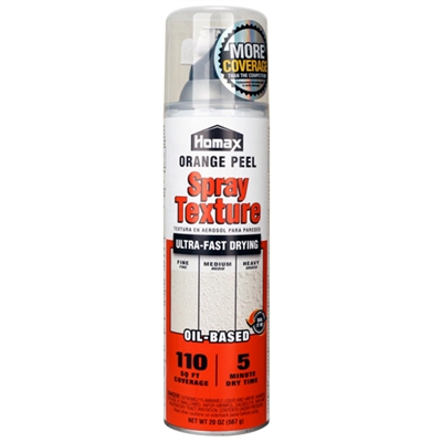 HOMAX Orange Peel & Splatter Spray Texture Oil-Based 20oz  #4055