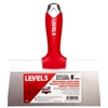 LEVEL 5 TOOLS 8" Soft-Grip Professional Stainless Steel Taping Knive