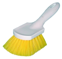 Magnolia Short Handle Brush - Yellow Plastic- 8-1/2"  68CP