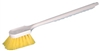 Magnolia Brush 70-CP Utility Brush with Long Plastic Handle, Plastic Bristles, 2" Trim, 20" Length, Yellow