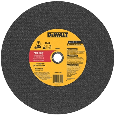 DEWALT 14" Stud Cutter Chop Saw Blade (Light Metal) 8003