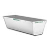 SHEETROCK BRAND 14" MATRIX STAINLESS STEEL MUD PAN WITH REINFORCED BAND