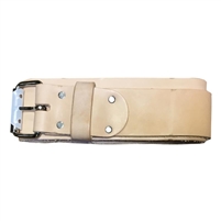 Heritage 3" Wide Leather Belt with Roller Buckle - XXL   960XXL
