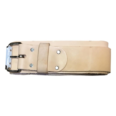 Heritage 3" Wide Leather Belt with Roller Buckle - XXL   960XXL