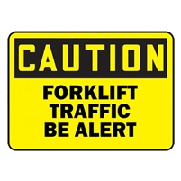 Forklift Traffic 18"X24" Aluminum Sign