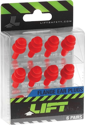 LIFT Flange Ear Plugs [6 PAIR]