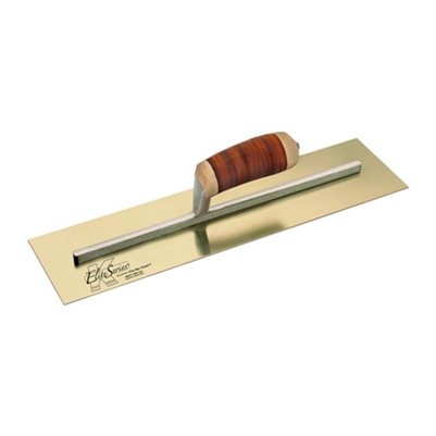 Kraft Tool Elite Series 14" x 4" Golden STAINLESS STEEL Cement Trowel  CFE541L  CURRY