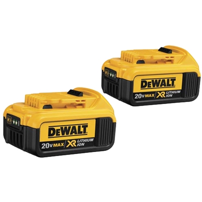 DEWALT 20V MAX* 3.0Ah Lithium Ion Battery 2 Pack DCB200-2