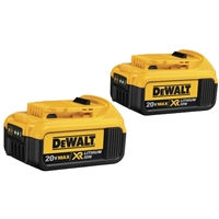 DEWALT 20V MAX* Premium XR 4.0Ah Lithium Ion Battery 2 Pack  DCB2042