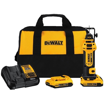 DeWalt 20V MAX* Lithium Ion Cordless Drywall Cut-Out Tool Kit