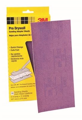 3M Pro Drywall Sanding Sheets 100 GRIT  10 SHEETS