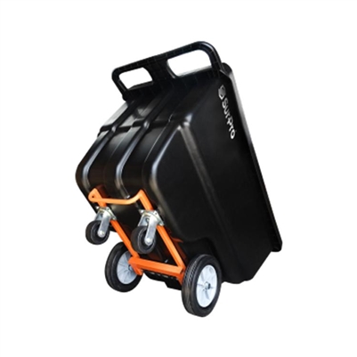 SUR-PRO 1 Cubic Yard Covered Capacity Dump Cart with Reinforcing Frame  DUC100R