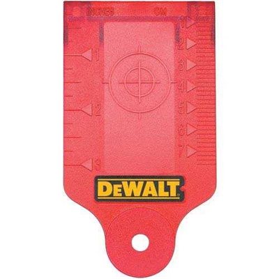 Dewalt Laser Target Card (RED) DW0730