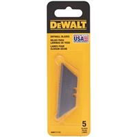 DEWALT Drywall Utility Blades 5 Pack