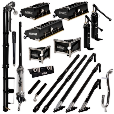 DEWALT ULTIMATE Drywall Taping & Finishing Set with MudShot STANDARD Boxes, Extension Handles DXTT-2-617