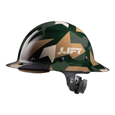 Lift Safety DAX Jungle Carbon Fiber Full Brim Hard Hat  HDC20CJ