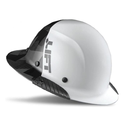 Lift Safety DAX Carbon Fiber Fifty50 Hard Hat Full Brim Black Camo  HDF50C20CK