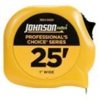 Johnson Level Tape Measure 25' FT