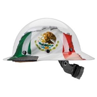 Lift Safety DAX Mexican Flag Full Brim Hard Hat  LFTHDF25MF