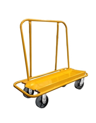 NUWAVE PD3 Drywall Cart 2 Rigid 2 Swivel 8" Hi-Tech Casters (3000 POUND CAPACITY)