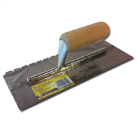 FRP   3/16 in x 1/4 in x 1/2 in FRP Notched Trowel. QEP