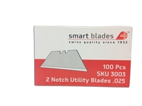 Smart Blades Heavy Duty Utility Blades .25" (pack of 100)