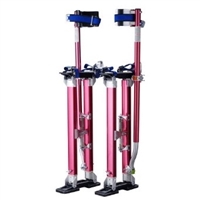 Professional  24"-40" Red Drywall Stilts (REACH 10 FT HEIGHT)