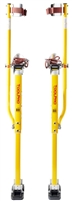 TOOLPRO Adjustable Stilts Magnesium - 48 in. to 64 in. With Soft Straps (REACH 12 FT HEIGHTS)  TP04867