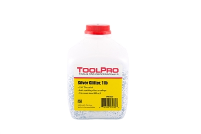 TOOL PRO Silver Glitter -16 oz Jar .062 size   TP07070