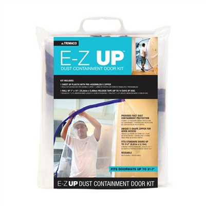 Trimaco E-Z Up Dust Containment Door Kit 3â€™x7  TRI54740