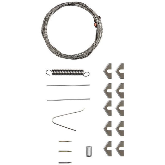 TOOL PRO 1/8 in. Piloted Down Spiral Cutout Bit - 10 Pack  TP43210
