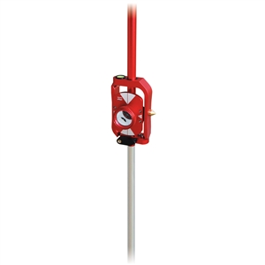 SitePro Red Mini Prism Sliding Pole System