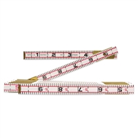 Perfect Measuring Tape Co. FR-72 Carpenter's Folding Rule Lightweight  Composite Construction Ruler (Folding Yard Stick) with Easy-Read Inch  Fractions