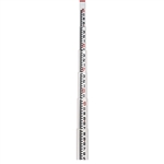 SitePro 25' Rectangular Fiberglass Leveling Rod - Inches