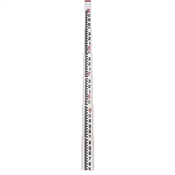 SitePro 25' Rectangular Fiberglass Leveling Rod - Inches