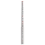 SitePro 25' Rectangular Fiberglass Leveling Rod - Tenths