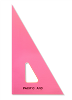 Pacific Arc 4" 30/60 Degree Fluorescent Pink Triangle