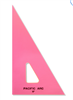 Pacific Arc 6" 30/60 Degree Fluorescent Pink Triangle