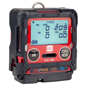 RKI GX-3R GAS MONITOR (LEL/O2/H2S/CO)