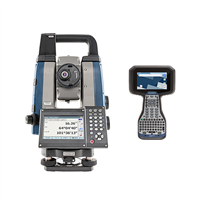 Spectra Geospatial Focus 50 Long Range Robotic Base Hardware & Spectra Geospatial Ranger 5 Data Collector with 2.4 GHz Radio Module