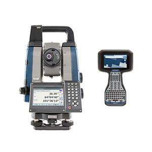 Spectra Geospatial Focus 50 Long Range Robotic Base Hardware & Spectra Geospatial Ranger 5 Data Collector with 2.4 GHz Radio Module
