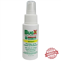 Certified Safety BugX Insect Repellent Spray - Deet Free (2 oz.)