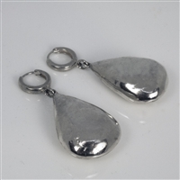 Fine silver earrings,