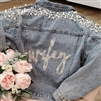 Wifey Pearl Embellished Jacket