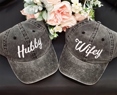 Hubby and Wifey Hats